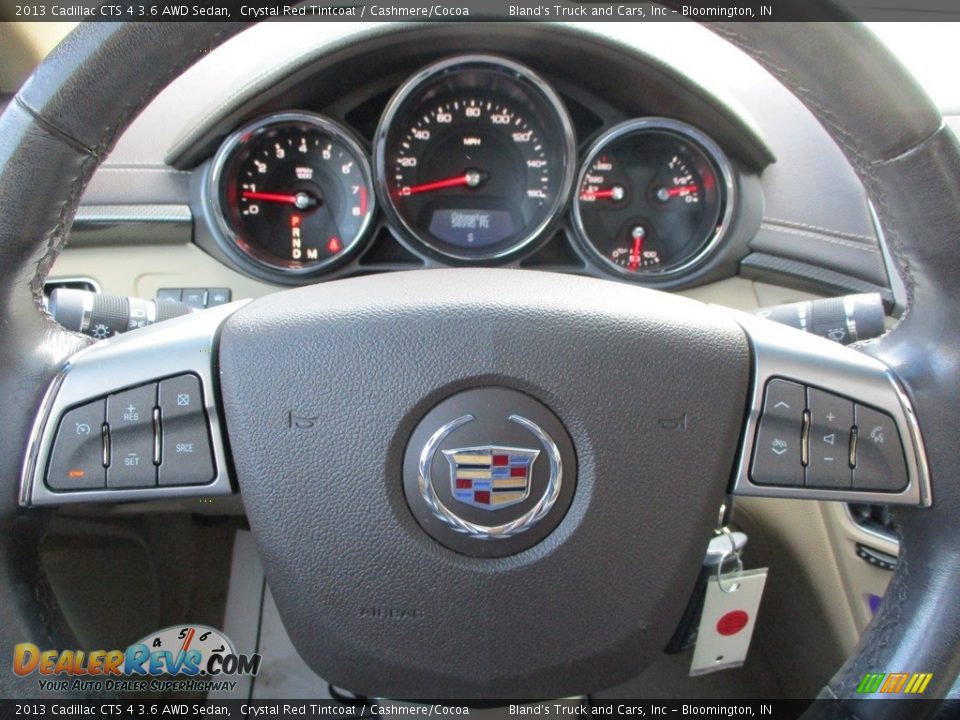 2013 Cadillac CTS 4 3.6 AWD Sedan Steering Wheel Photo #14