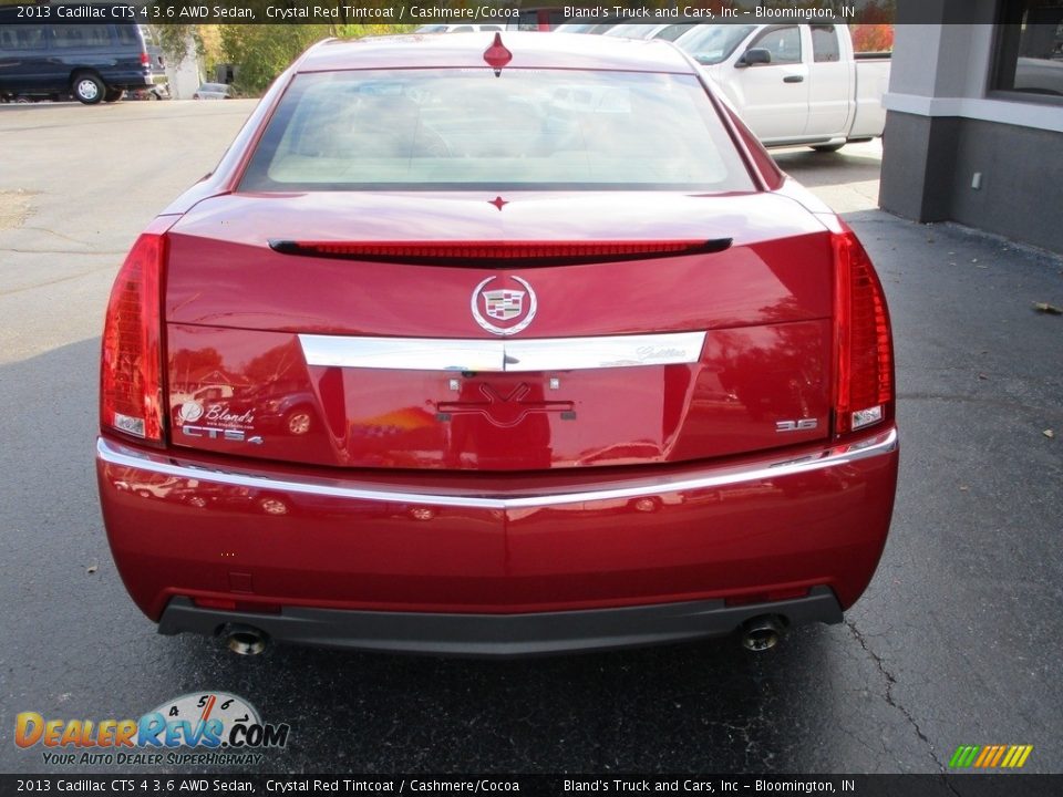 2013 Cadillac CTS 4 3.6 AWD Sedan Crystal Red Tintcoat / Cashmere/Cocoa Photo #29
