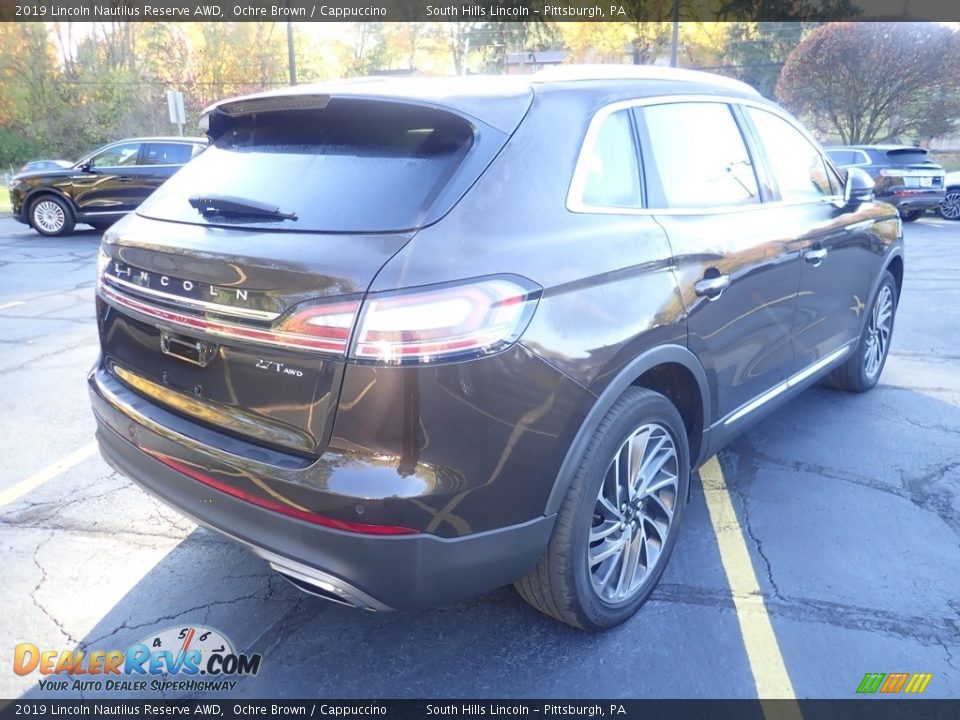 2019 Lincoln Nautilus Reserve AWD Ochre Brown / Cappuccino Photo #3