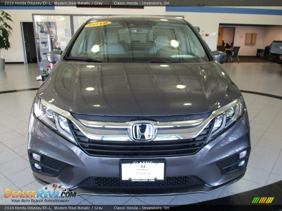 2019 Honda Odyssey EX-L Modern Steel Metallic / Gray Photo #2