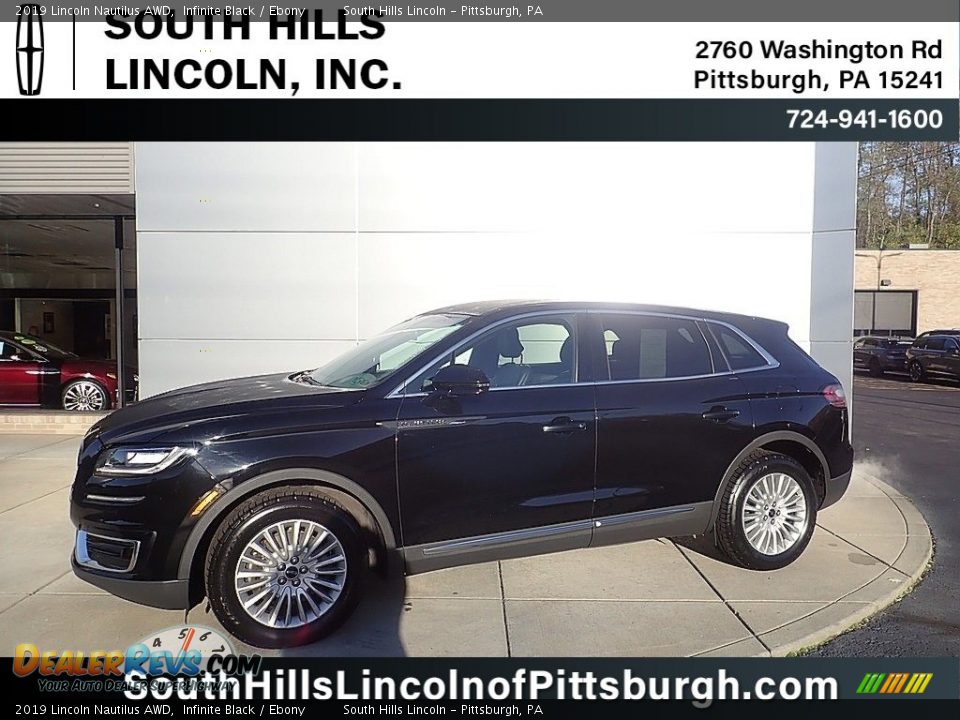 2019 Lincoln Nautilus AWD Infinite Black / Ebony Photo #1