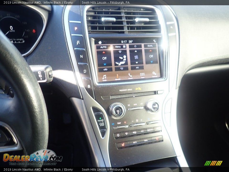 2019 Lincoln Nautilus AWD Infinite Black / Ebony Photo #22