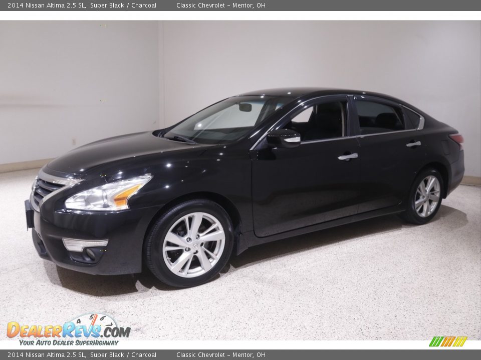 2014 Nissan Altima 2.5 SL Super Black / Charcoal Photo #3