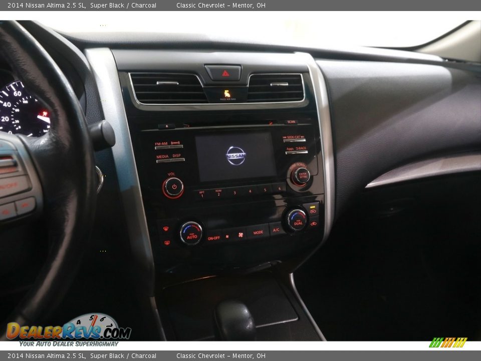 2014 Nissan Altima 2.5 SL Super Black / Charcoal Photo #9