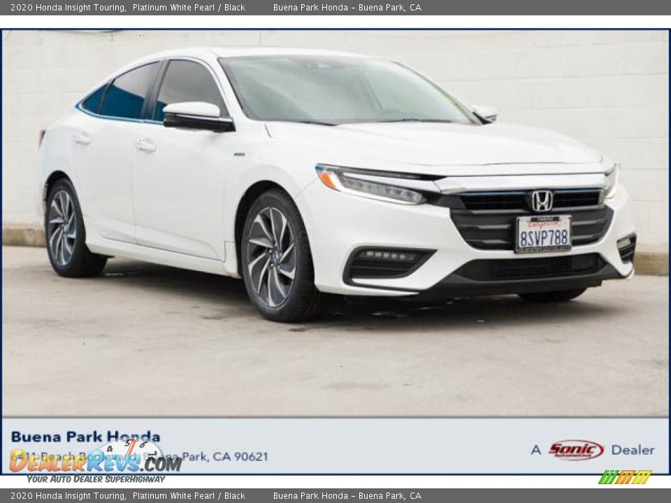 2020 Honda Insight Touring Platinum White Pearl / Black Photo #1