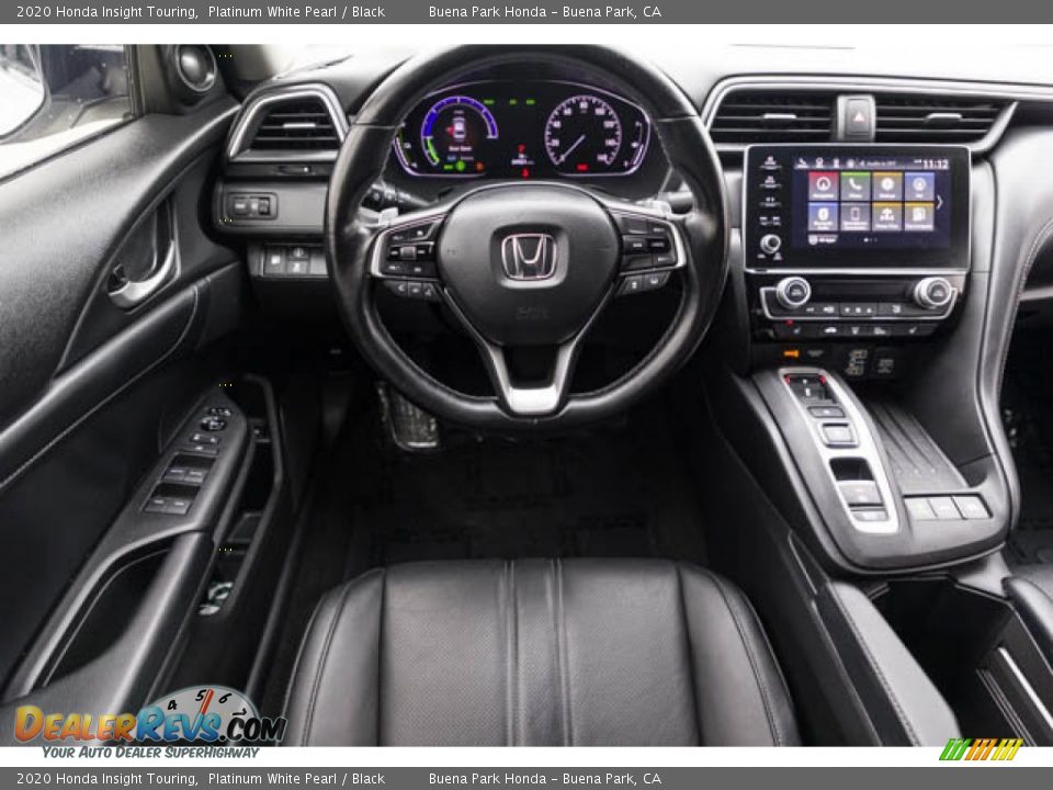 2020 Honda Insight Touring Platinum White Pearl / Black Photo #5