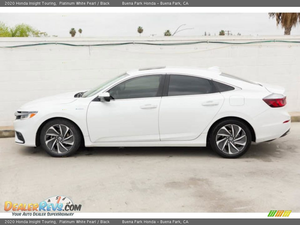 2020 Honda Insight Touring Platinum White Pearl / Black Photo #8