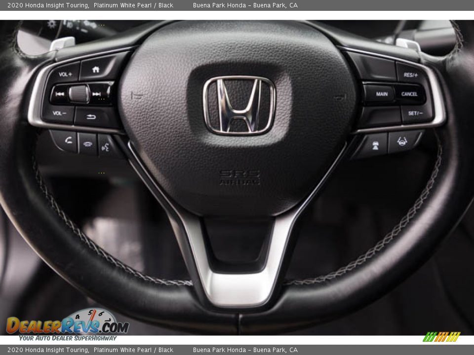 2020 Honda Insight Touring Platinum White Pearl / Black Photo #13