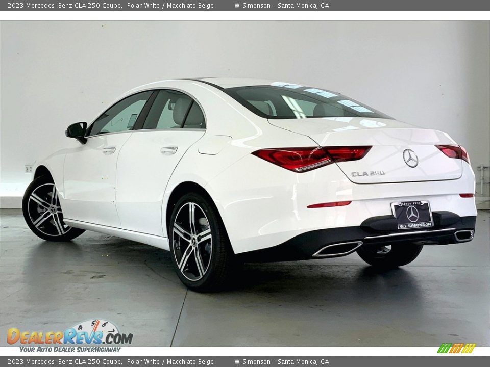 2023 Mercedes-Benz CLA 250 Coupe Polar White / Macchiato Beige Photo #2