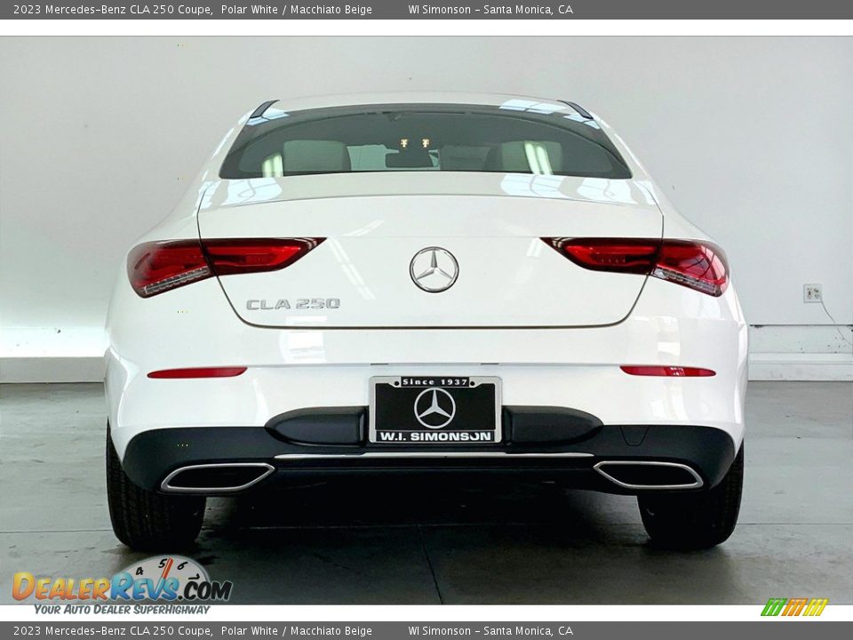 2023 Mercedes-Benz CLA 250 Coupe Polar White / Macchiato Beige Photo #3