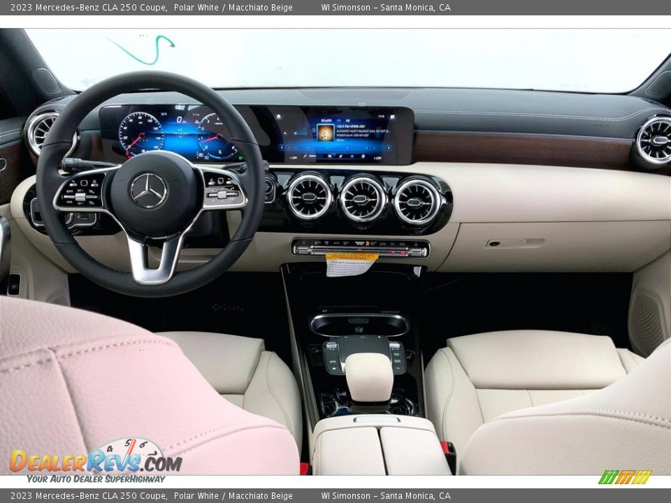 Dashboard of 2023 Mercedes-Benz CLA 250 Coupe Photo #6