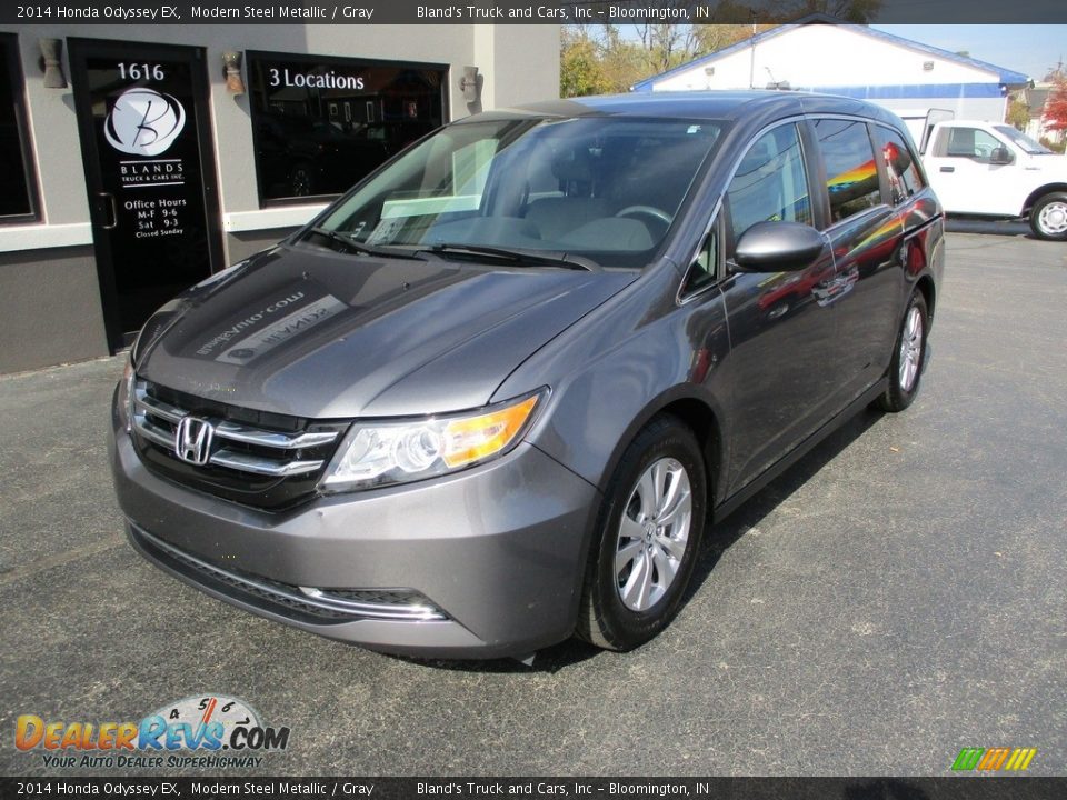 2014 Honda Odyssey EX Modern Steel Metallic / Gray Photo #2