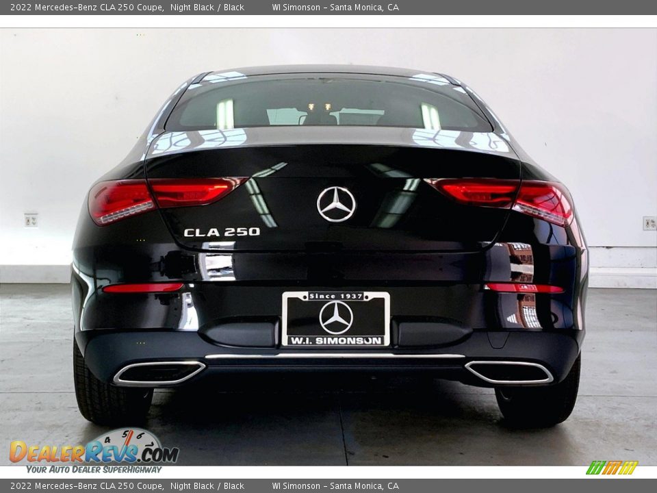 2022 Mercedes-Benz CLA 250 Coupe Night Black / Black Photo #3