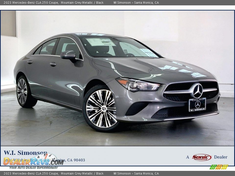 2023 Mercedes-Benz CLA 250 Coupe Mountain Grey Metallic / Black Photo #1