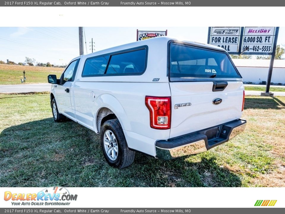 2017 Ford F150 XL Regular Cab Oxford White / Earth Gray Photo #6