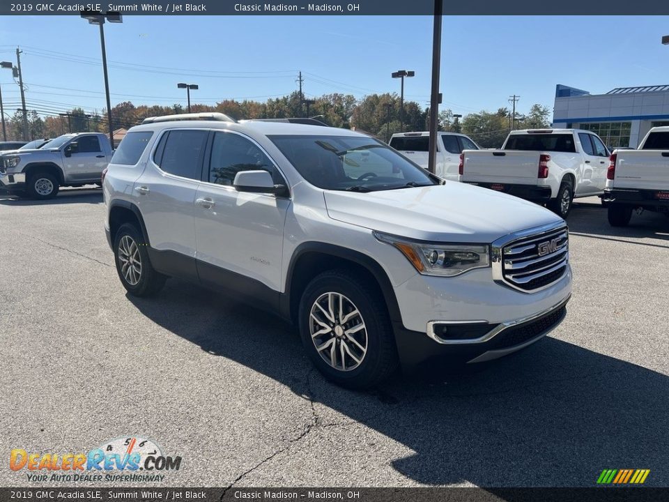 2019 GMC Acadia SLE Summit White / Jet Black Photo #4
