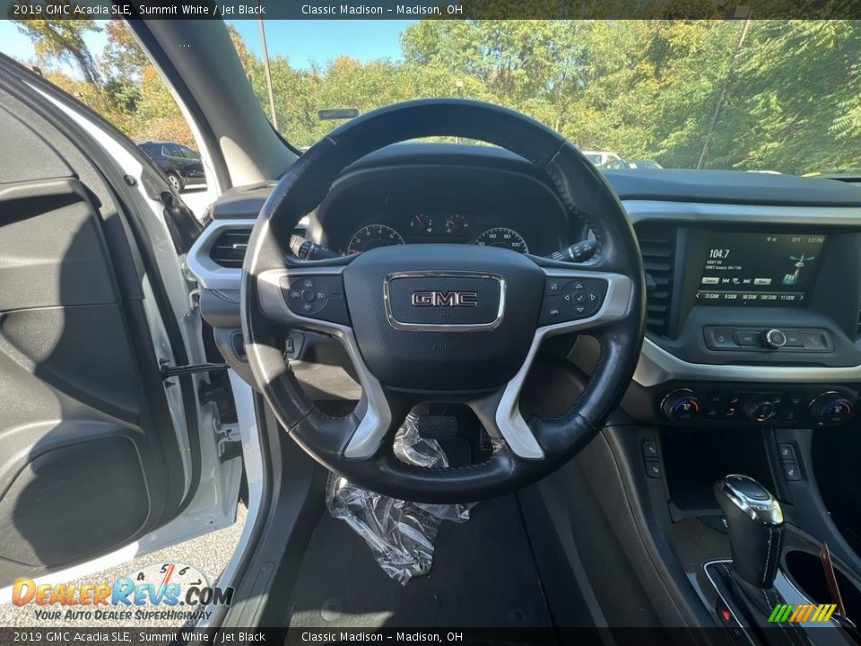 2019 GMC Acadia SLE Summit White / Jet Black Photo #9