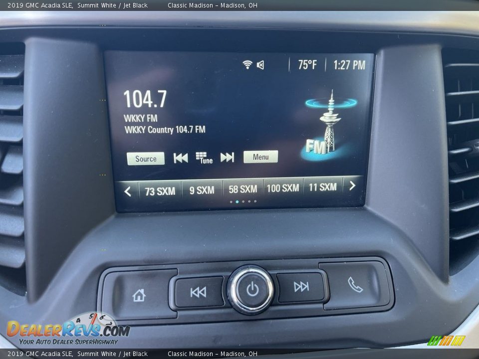 2019 GMC Acadia SLE Summit White / Jet Black Photo #11