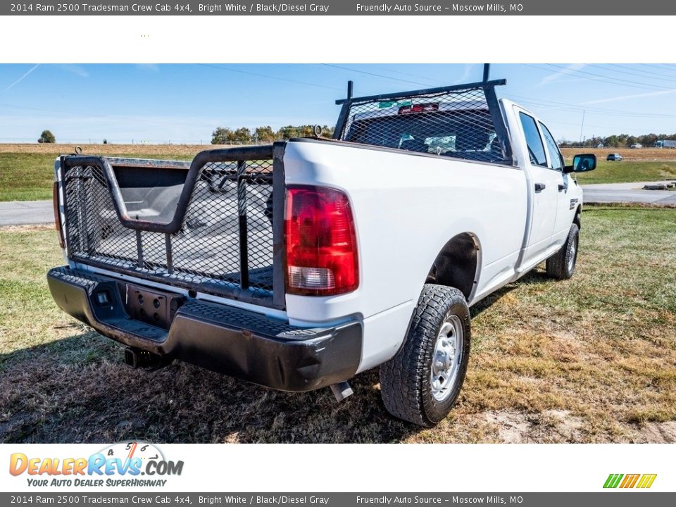 2014 Ram 2500 Tradesman Crew Cab 4x4 Bright White / Black/Diesel Gray Photo #4