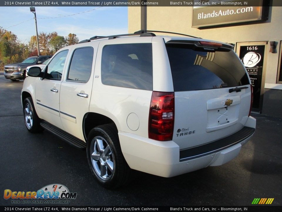 2014 Chevrolet Tahoe LTZ 4x4 White Diamond Tricoat / Light Cashmere/Dark Cashmere Photo #3