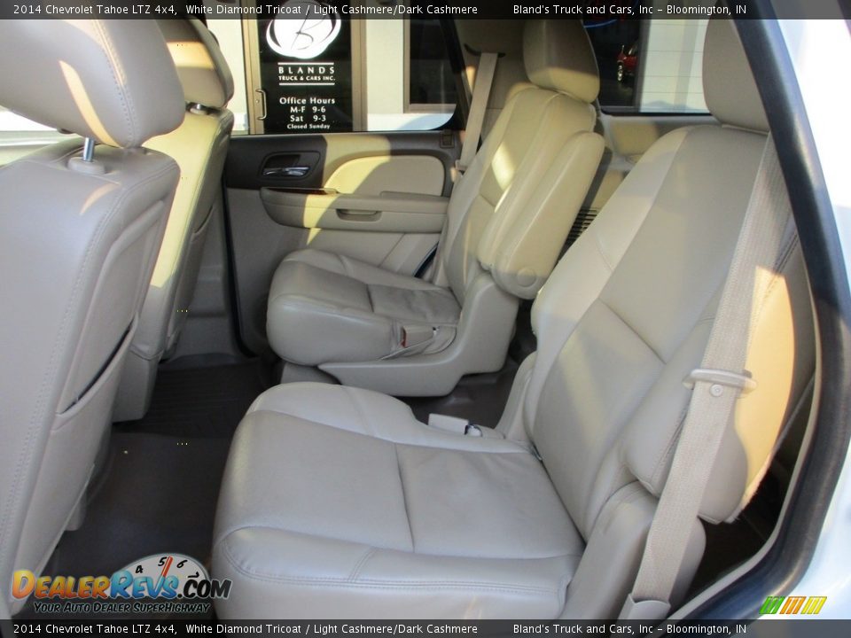 2014 Chevrolet Tahoe LTZ 4x4 White Diamond Tricoat / Light Cashmere/Dark Cashmere Photo #8