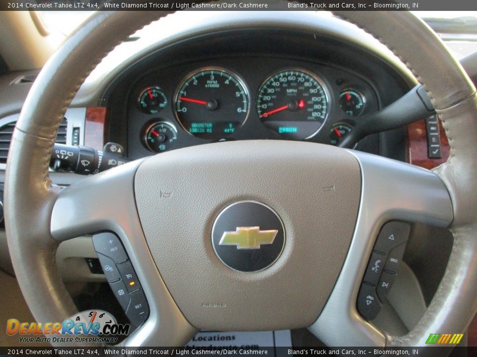 2014 Chevrolet Tahoe LTZ 4x4 White Diamond Tricoat / Light Cashmere/Dark Cashmere Photo #16