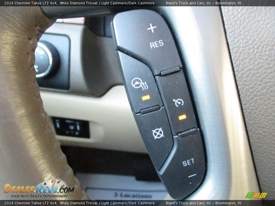 2014 Chevrolet Tahoe LTZ 4x4 White Diamond Tricoat / Light Cashmere/Dark Cashmere Photo #19