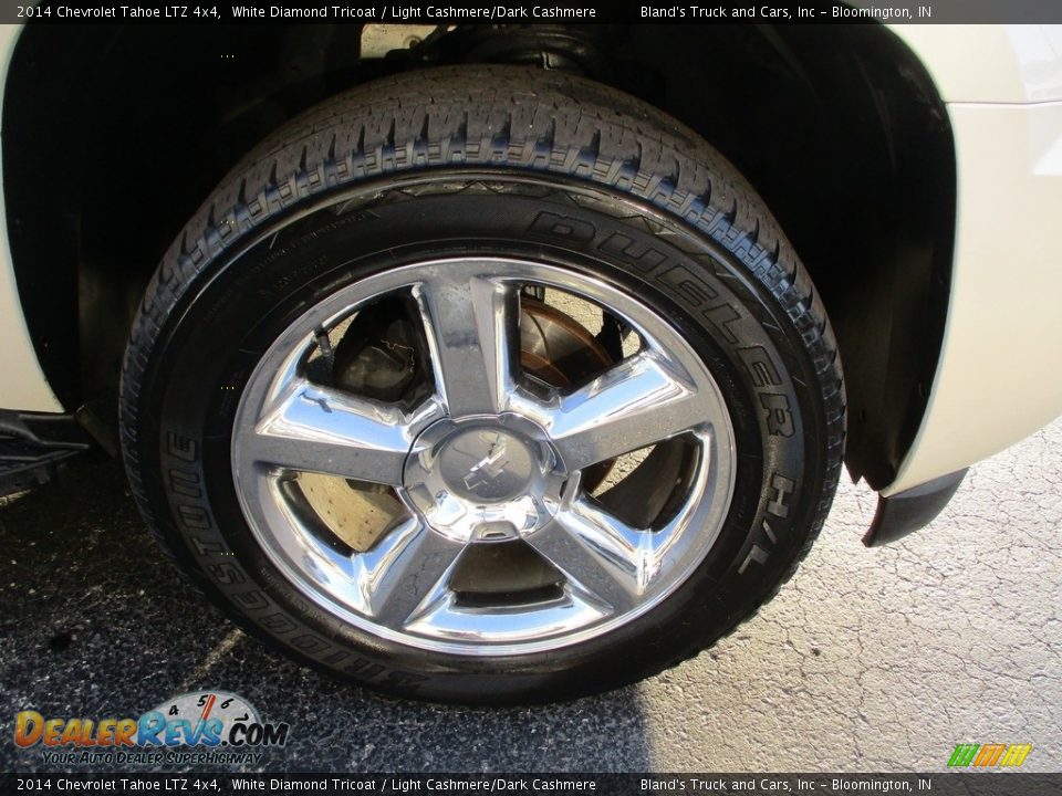 2014 Chevrolet Tahoe LTZ 4x4 White Diamond Tricoat / Light Cashmere/Dark Cashmere Photo #33