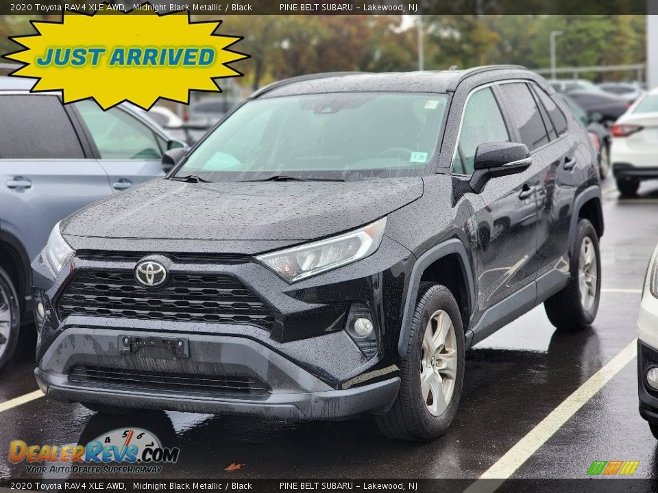 2020 Toyota RAV4 XLE AWD Midnight Black Metallic / Black Photo #1