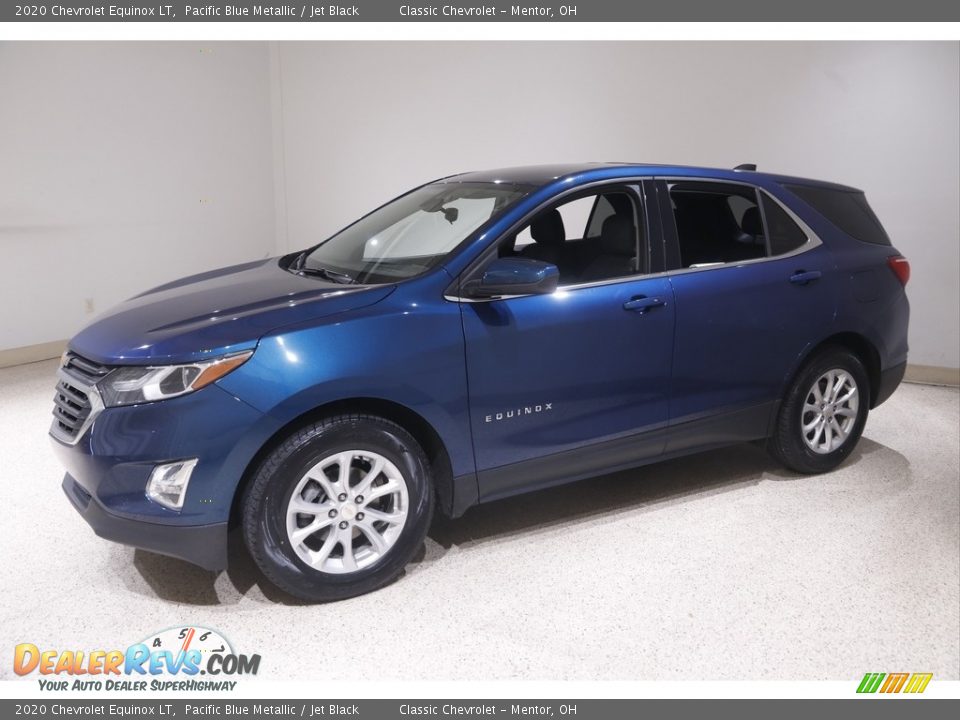 2020 Chevrolet Equinox LT Pacific Blue Metallic / Jet Black Photo #3