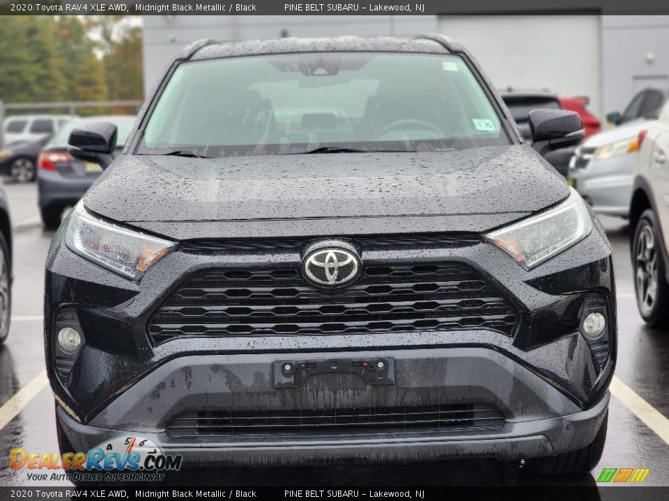 2020 Toyota RAV4 XLE AWD Midnight Black Metallic / Black Photo #3