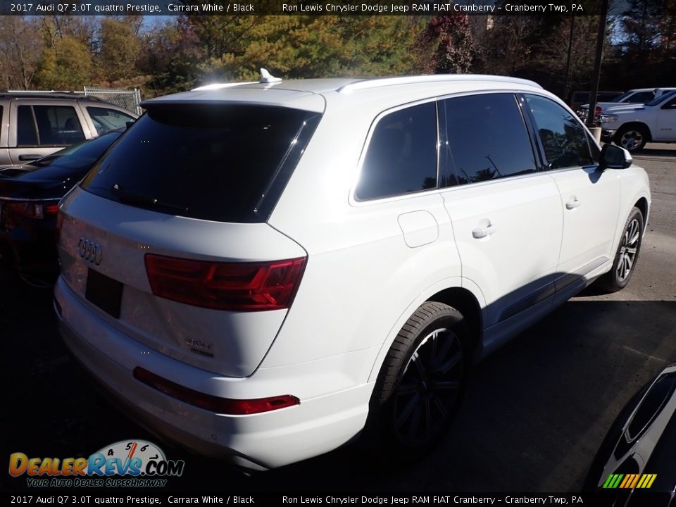 2017 Audi Q7 3.0T quattro Prestige Carrara White / Black Photo #4