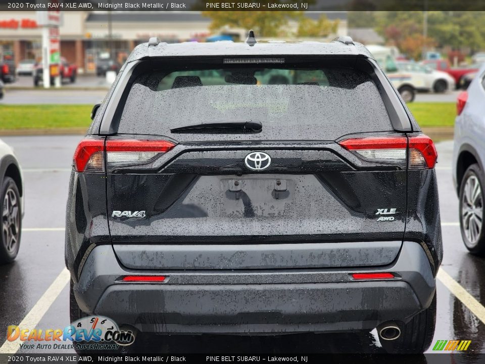 2020 Toyota RAV4 XLE AWD Midnight Black Metallic / Black Photo #7