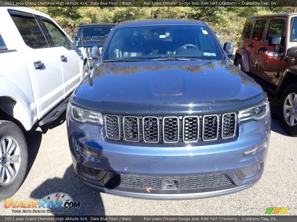 2021 Jeep Grand Cherokee High Altitude 4x4 Slate Blue Pearl / Black Photo #2