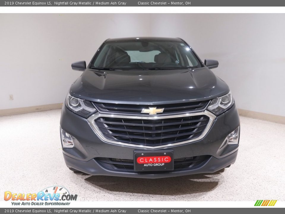 2019 Chevrolet Equinox LS Nightfall Gray Metallic / Medium Ash Gray Photo #2