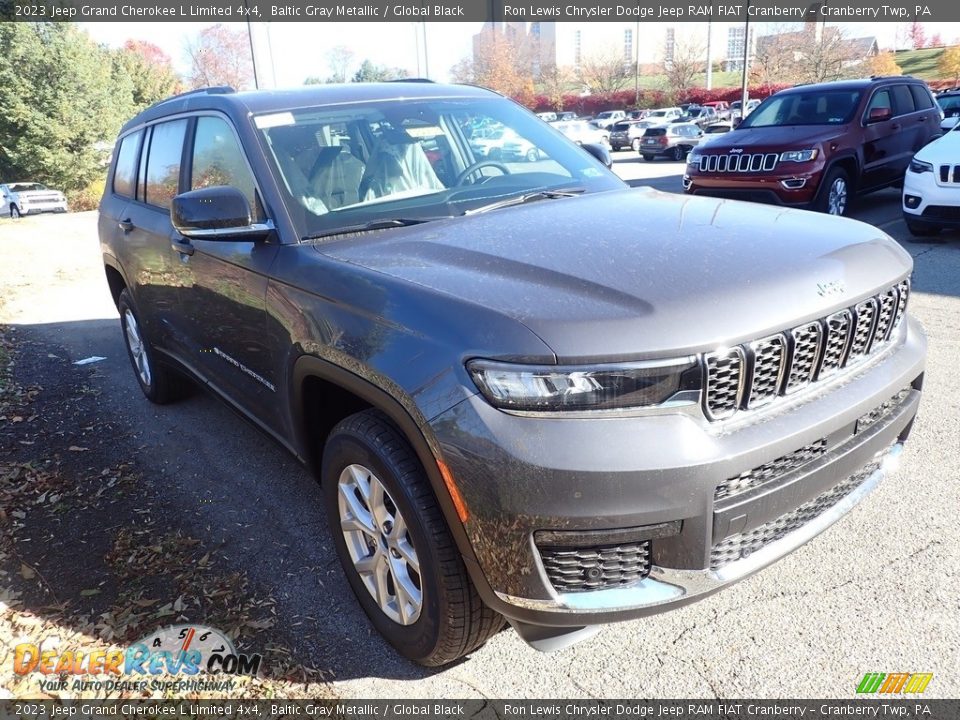 2023 Jeep Grand Cherokee L Limited 4x4 Baltic Gray Metallic / Global Black Photo #3