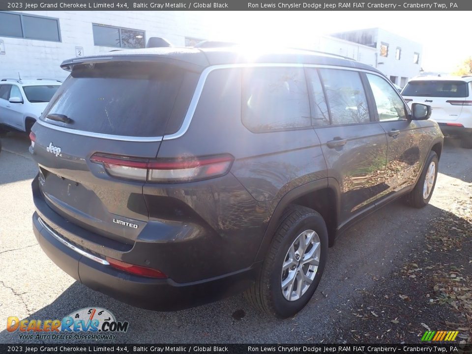 2023 Jeep Grand Cherokee L Limited 4x4 Baltic Gray Metallic / Global Black Photo #4