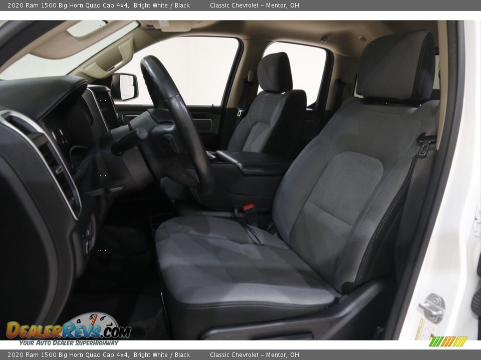 2020 Ram 1500 Big Horn Quad Cab 4x4 Bright White / Black Photo #5
