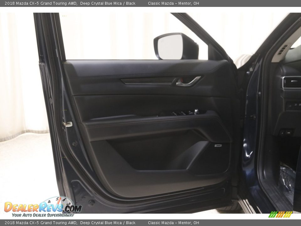 2018 Mazda CX-5 Grand Touring AWD Deep Crystal Blue Mica / Black Photo #4