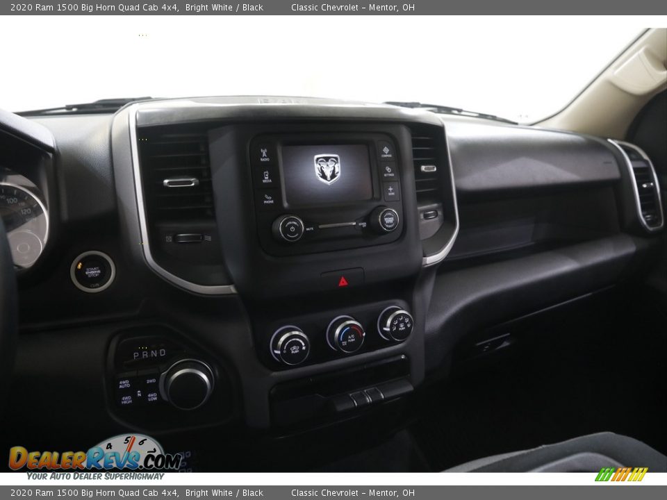2020 Ram 1500 Big Horn Quad Cab 4x4 Bright White / Black Photo #9