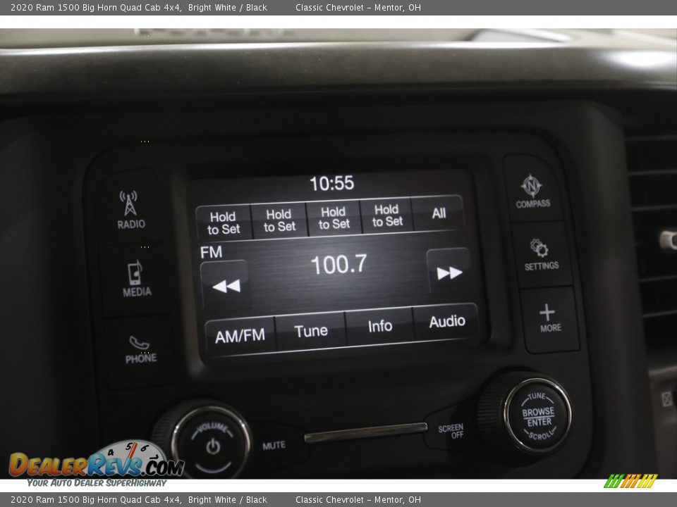 2020 Ram 1500 Big Horn Quad Cab 4x4 Bright White / Black Photo #10