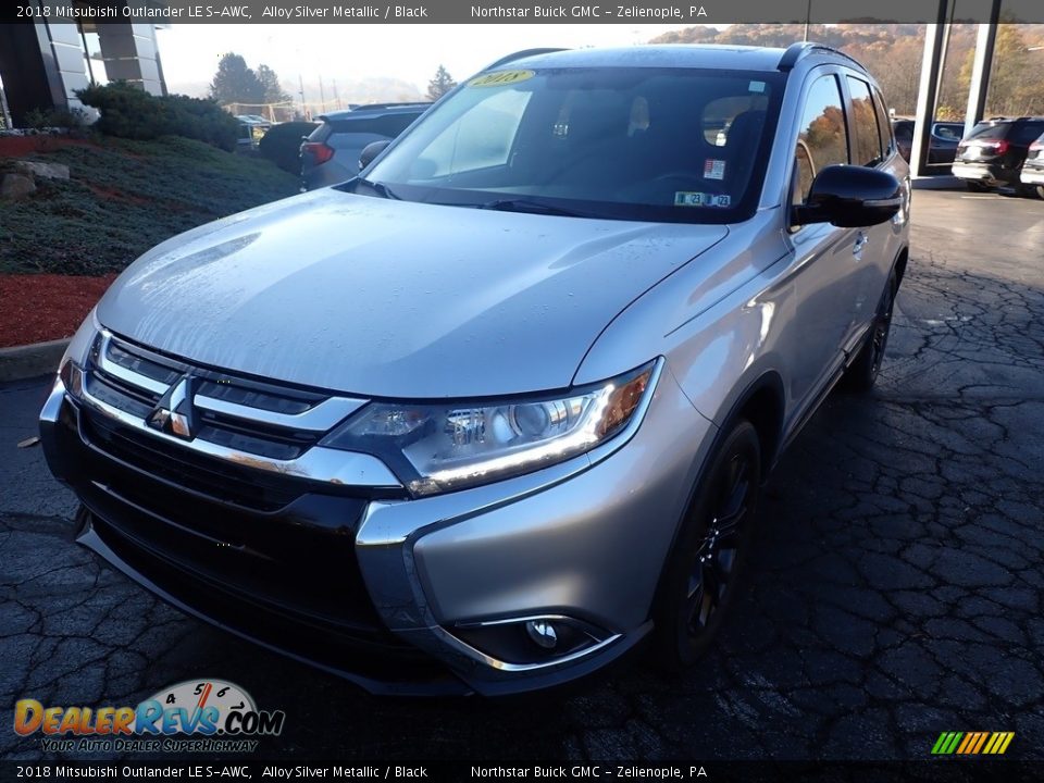 2018 Mitsubishi Outlander LE S-AWC Alloy Silver Metallic / Black Photo #12