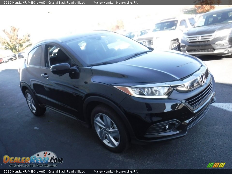 2020 Honda HR-V EX-L AWD Crystal Black Pearl / Black Photo #6