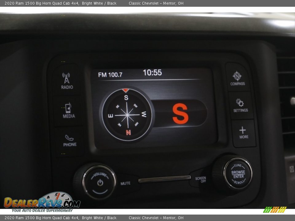 2020 Ram 1500 Big Horn Quad Cab 4x4 Bright White / Black Photo #12
