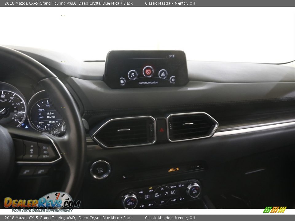 2018 Mazda CX-5 Grand Touring AWD Deep Crystal Blue Mica / Black Photo #9