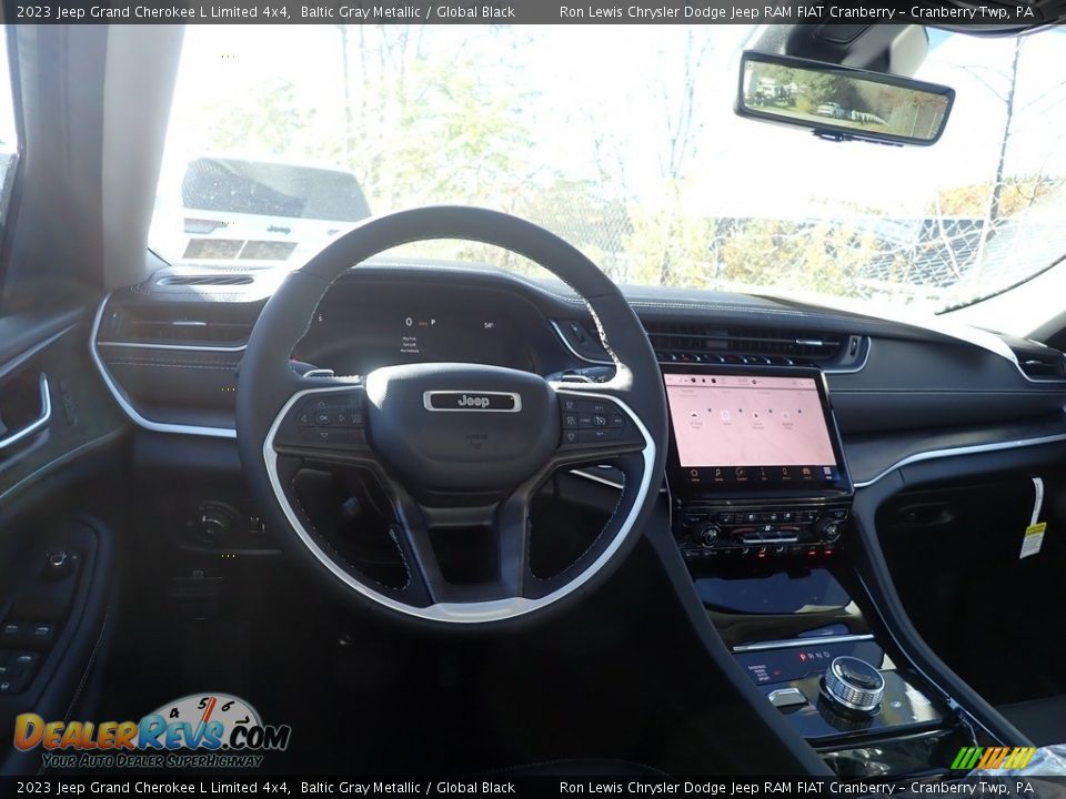 2023 Jeep Grand Cherokee L Limited 4x4 Baltic Gray Metallic / Global Black Photo #12