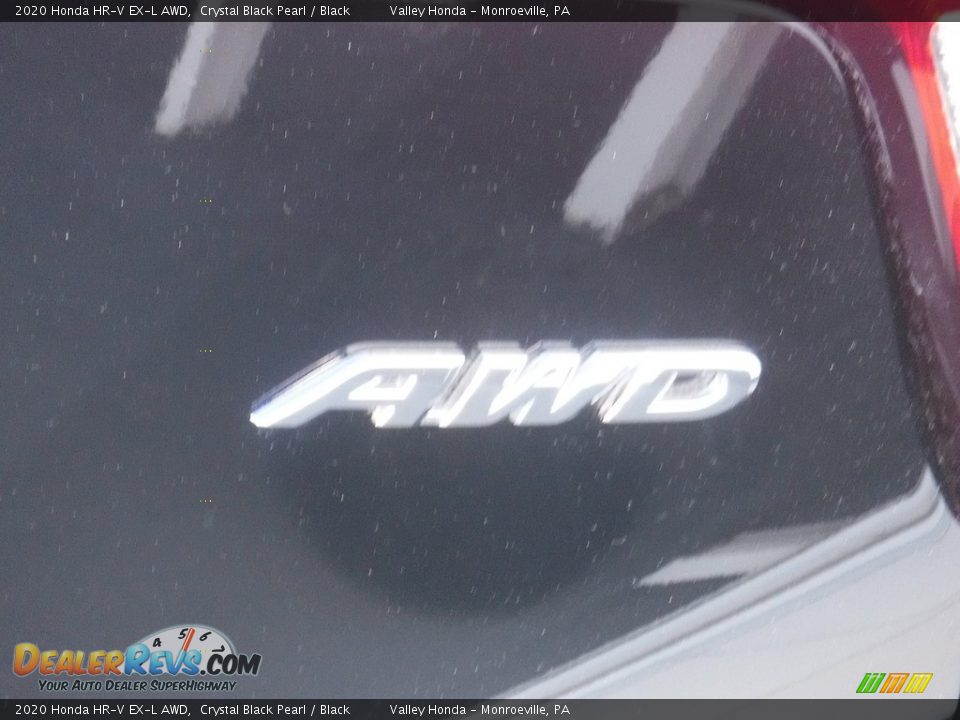 2020 Honda HR-V EX-L AWD Crystal Black Pearl / Black Photo #8