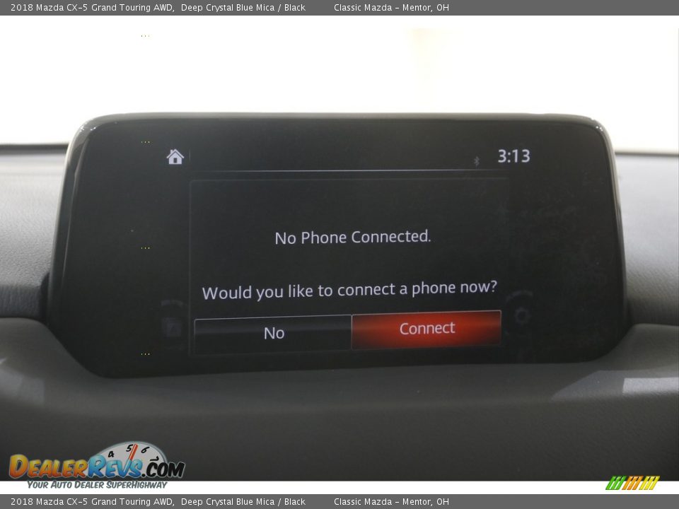 2018 Mazda CX-5 Grand Touring AWD Deep Crystal Blue Mica / Black Photo #11