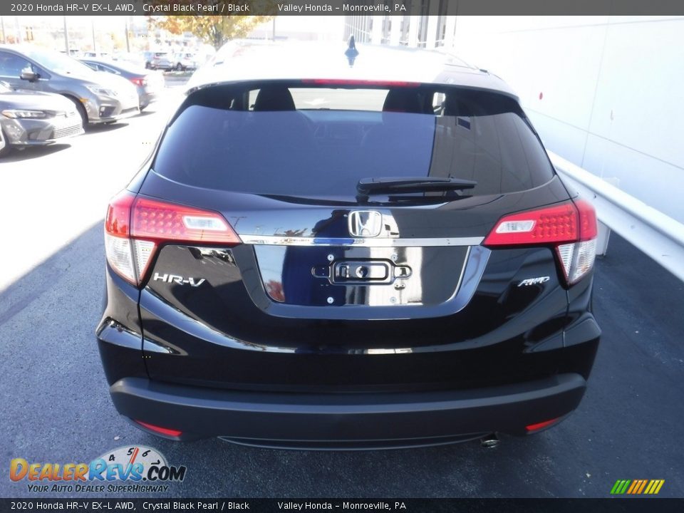 2020 Honda HR-V EX-L AWD Crystal Black Pearl / Black Photo #9