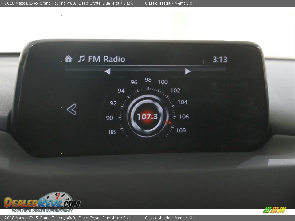 2018 Mazda CX-5 Grand Touring AWD Deep Crystal Blue Mica / Black Photo #12